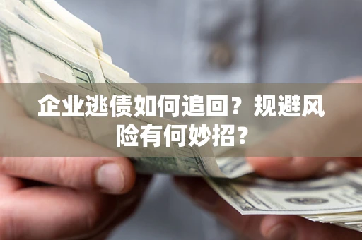 武汉企业逃债如何追回？规避风险有何妙招？