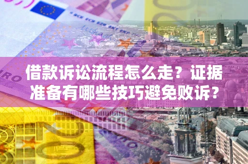 武汉借款诉讼流程怎么走？证据准备有哪些技巧避免败诉？