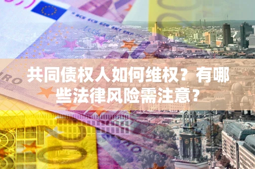 武汉共同债权人如何维权？有哪些法律风险需注意？