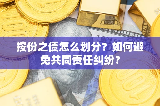 武汉按份之债怎么划分？如何避免共同责任纠纷？