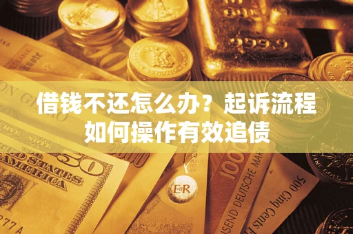 武汉借钱不还怎么办？起诉流程如何操作有效追债