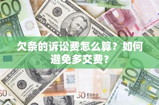 武汉欠条的诉讼费怎么算？如何避免多交费？