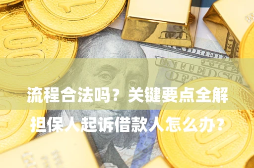 武汉

担保人起诉借款人怎么办？流程合法吗？关键要点全解析