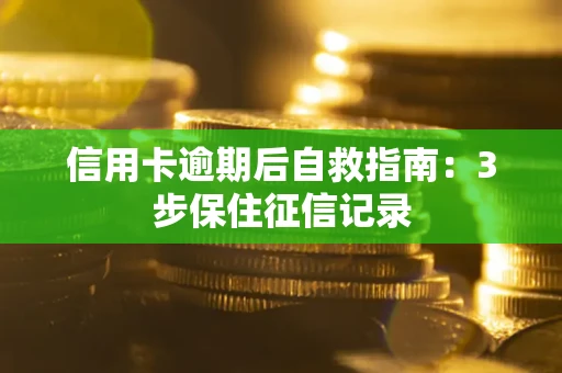武汉信用卡逾期后自救指南：3步保住征信记录