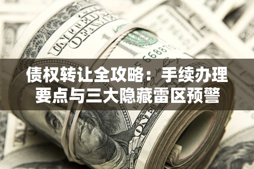 武汉债权转让全攻略：手续办理要点与三大隐藏雷区预警
