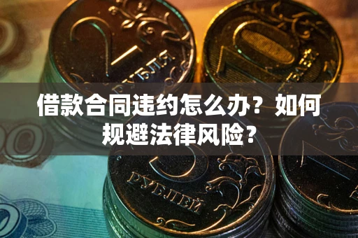 武汉借款合同违约怎么办？如何规避法律风险？